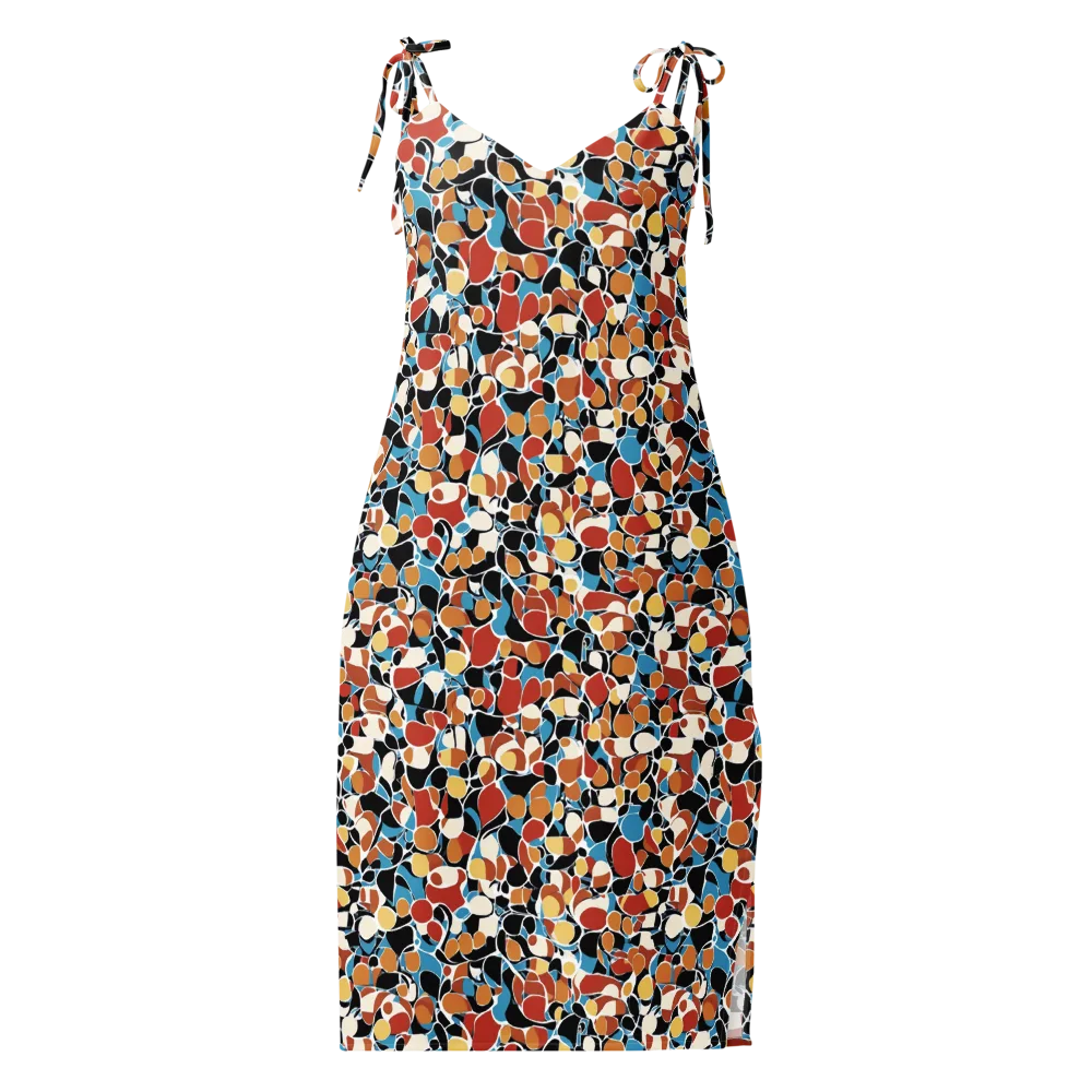 Terrazzo Pulse on Slip Dress — Front