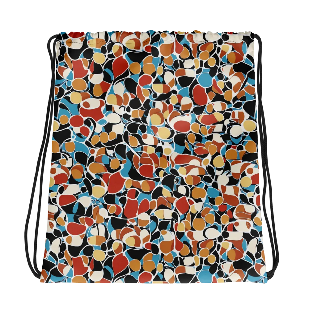 Terrazzo Pulse on Drawstring Bag — Photo