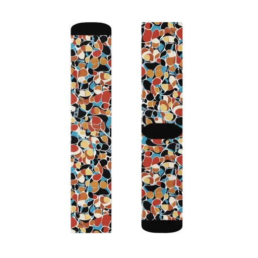 Terrazzo Pulse on a Socks