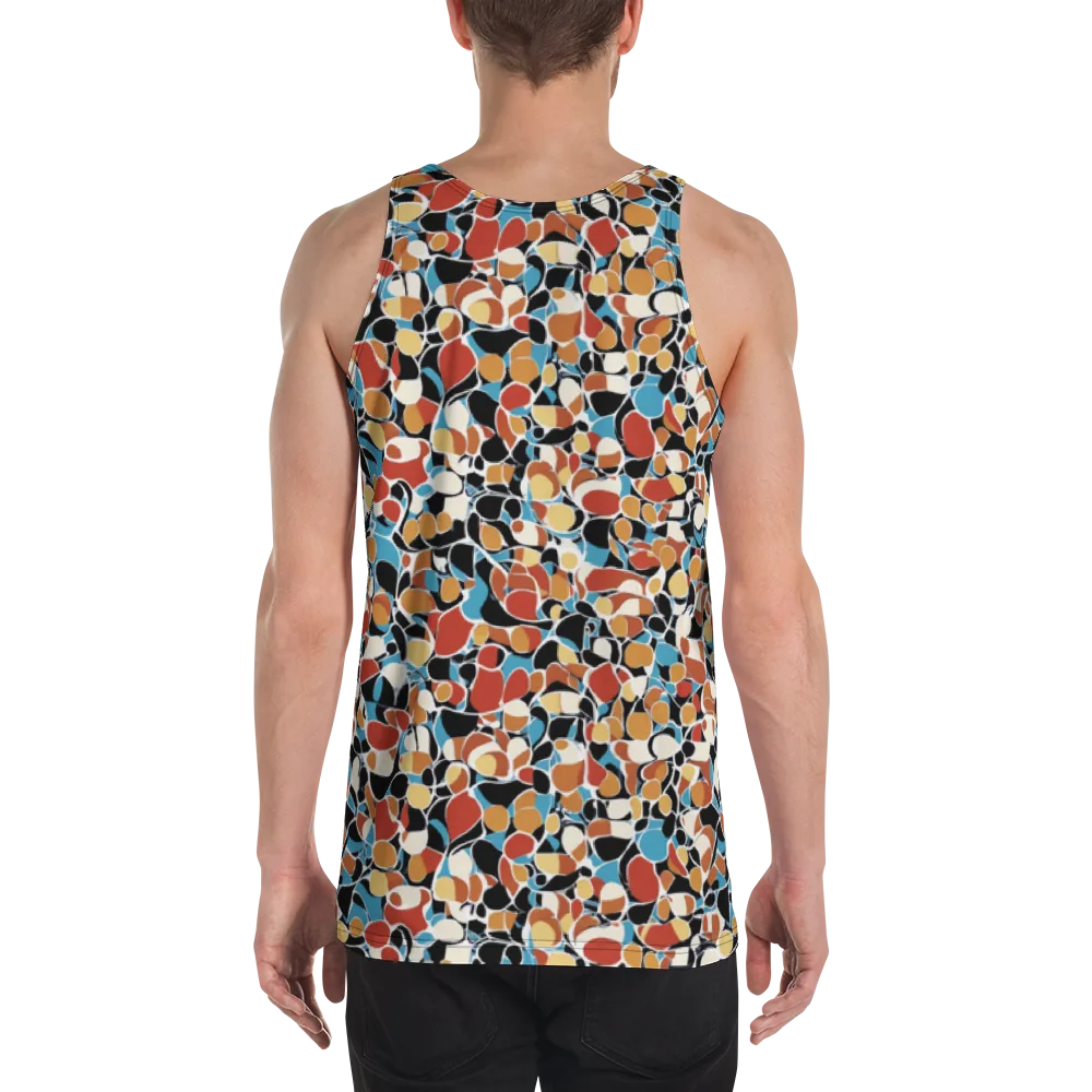 Terrazzo Pulse on Men's Tank Top — Back