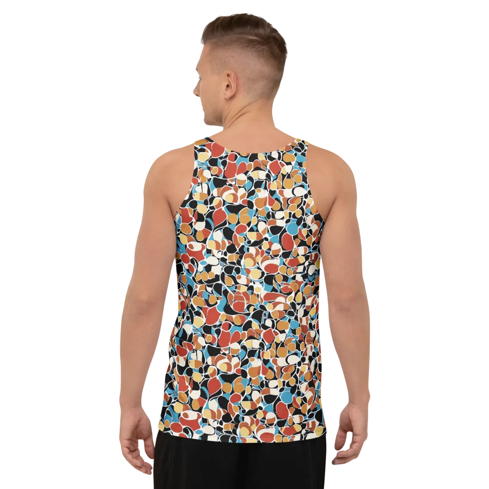 Terrazzo Pulse on Men's Tank Top — Back