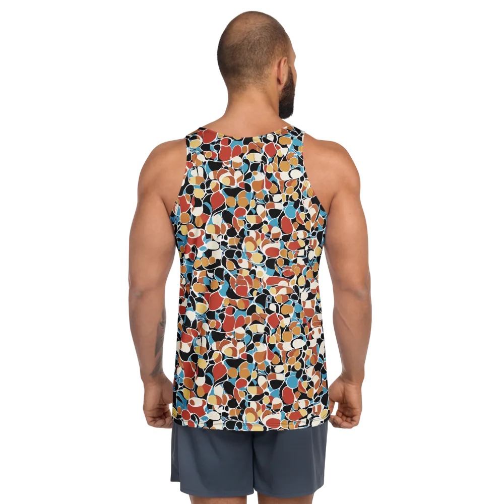 Terrazzo Pulse on Men's Tank Top — Back