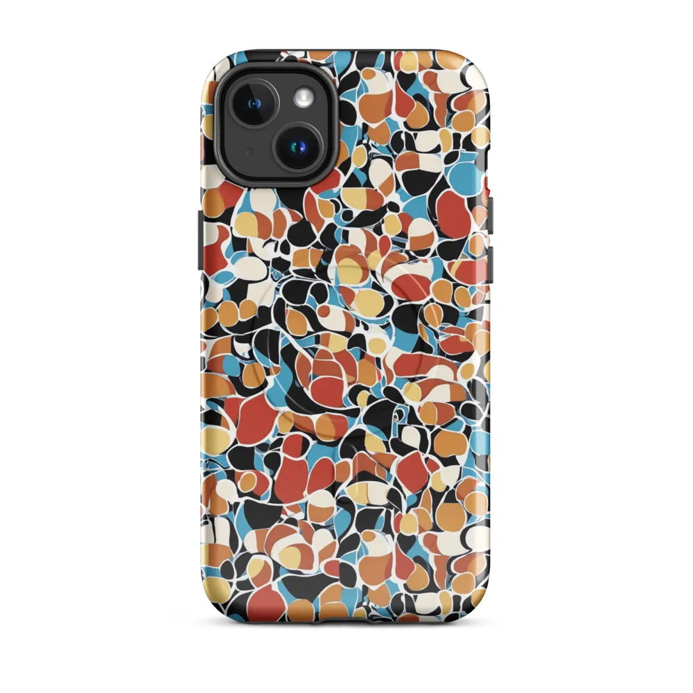 Terrazzo Pulse on MagSafe Tough Case for iPhone® — Front