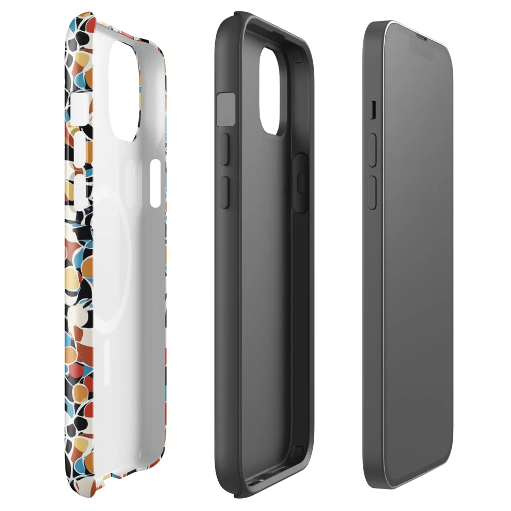 Terrazzo Pulse on MagSafe Tough Case for iPhone® — Front