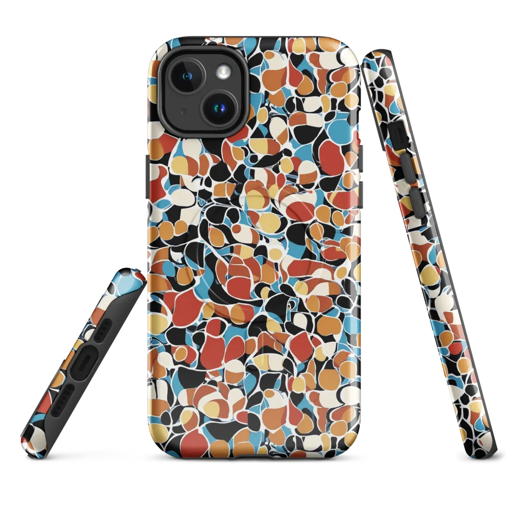 Terrazzo Pulse on MagSafe Tough Case for iPhone® — Front