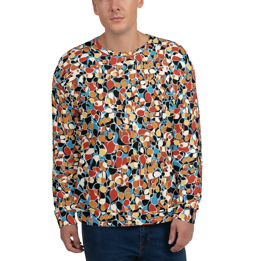 Terrazzo Pulse on Sweatshirt — Front