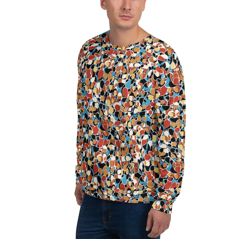 Terrazzo Pulse on Sweatshirt — Left Front