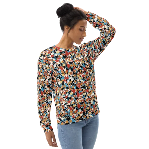 Terrazzo Pulse on a Sweatshirt