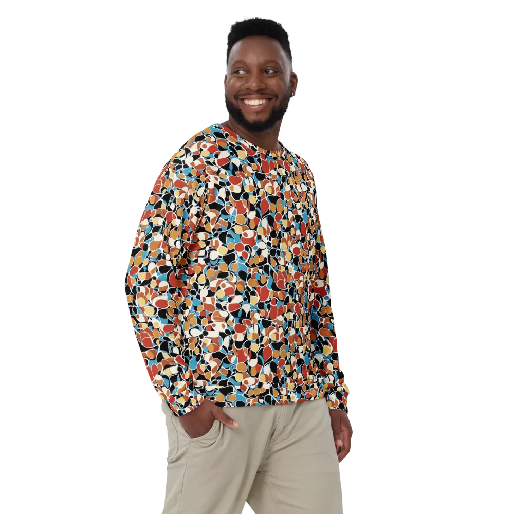 Terrazzo Pulse on Sweatshirt — Front