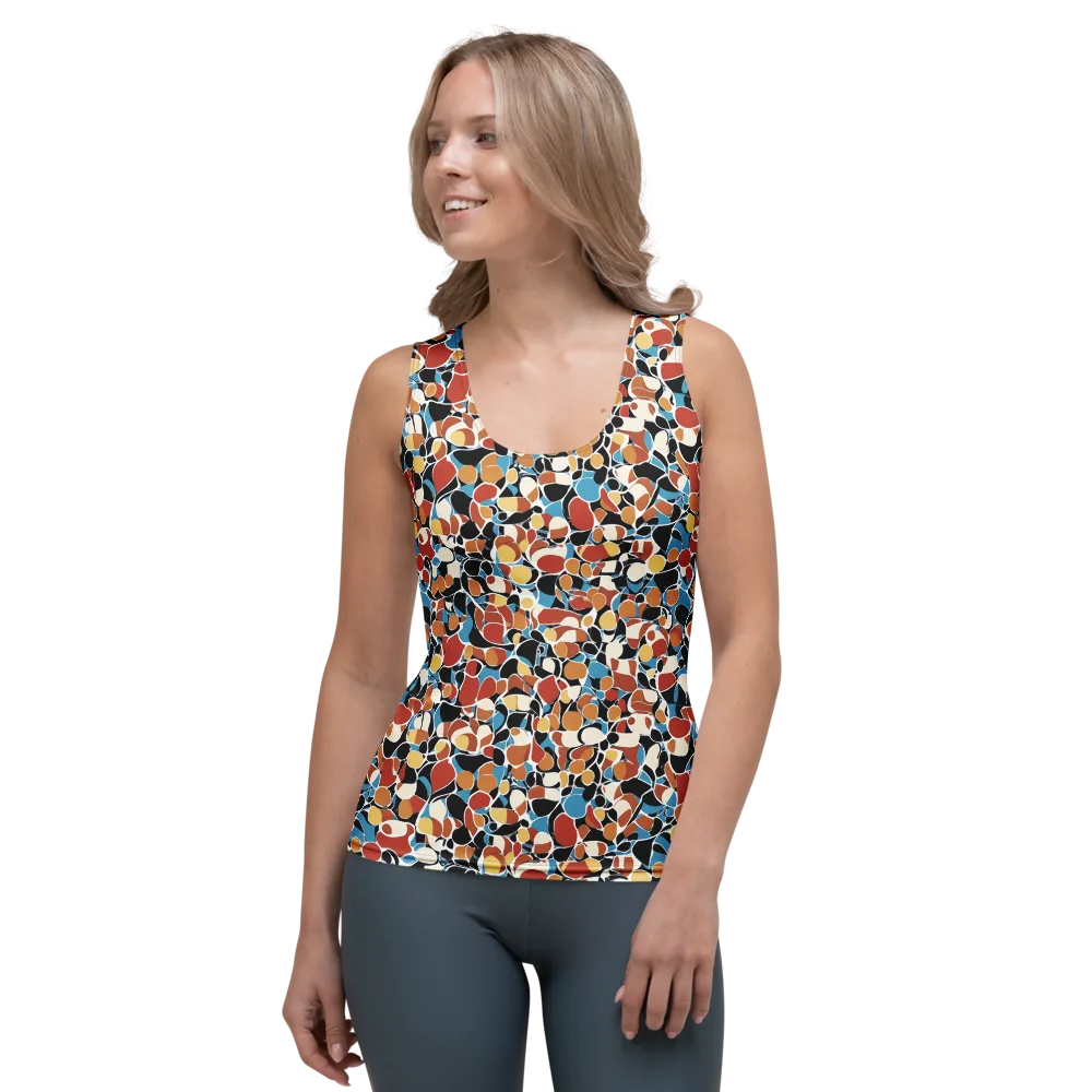 Terrazzo Pulse on Women's Tank Top — Front