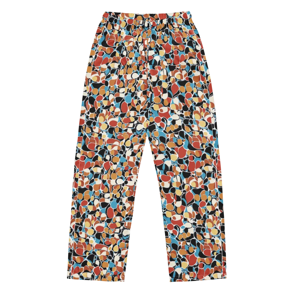 Terrazzo Pulse on Women's Pajama Pants — Front