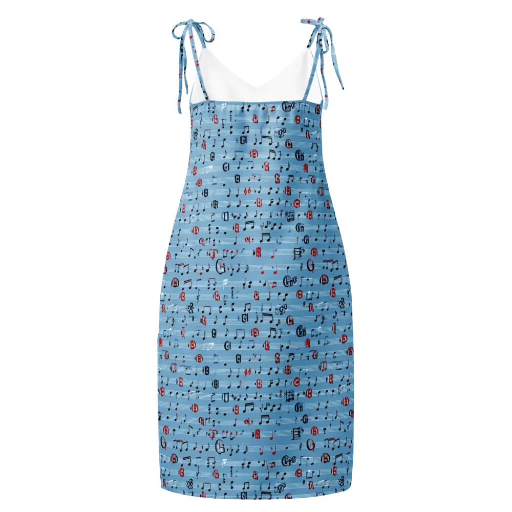 Blue Note Ballet on Slip Dress — Back