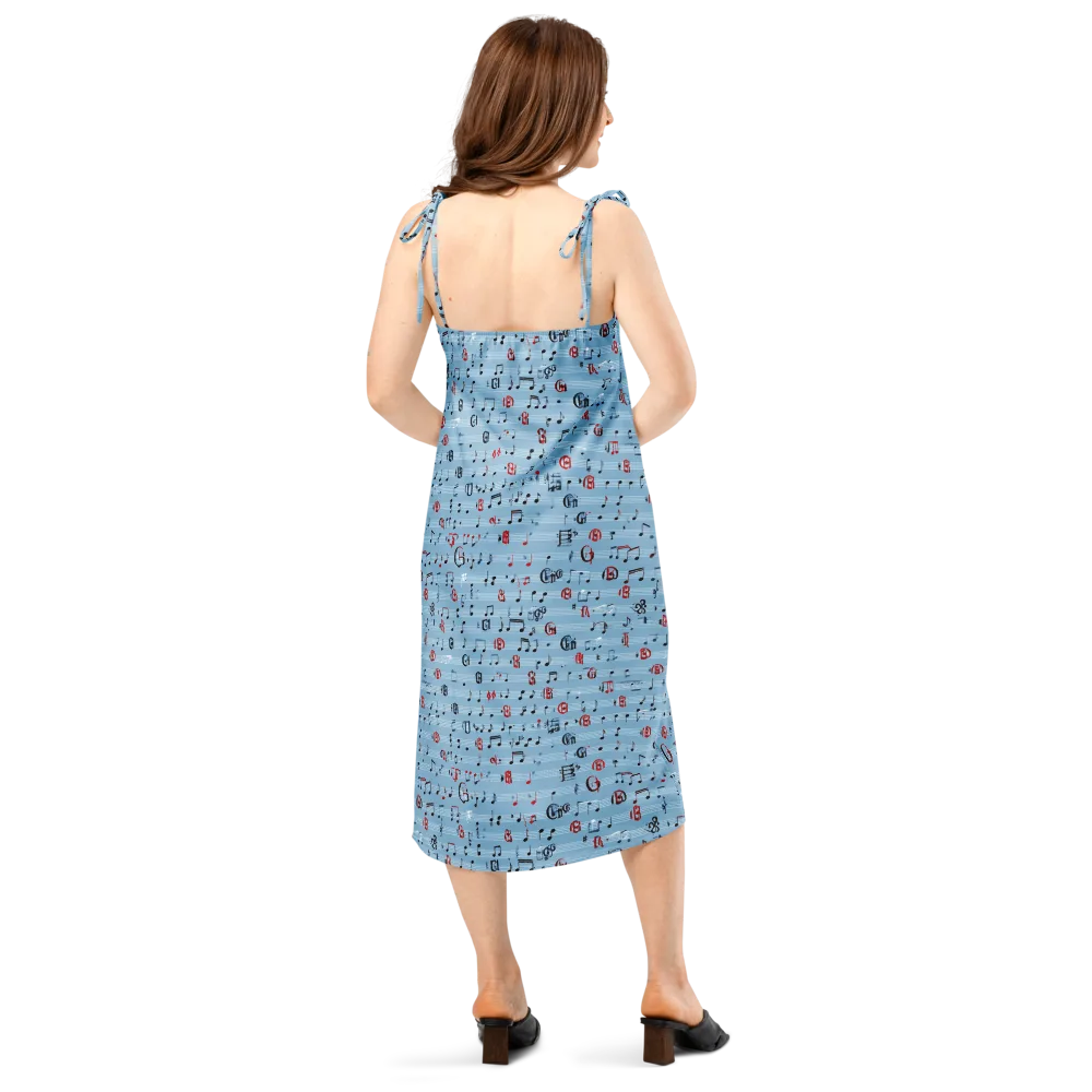 Blue Note Ballet on Slip Dress — Back