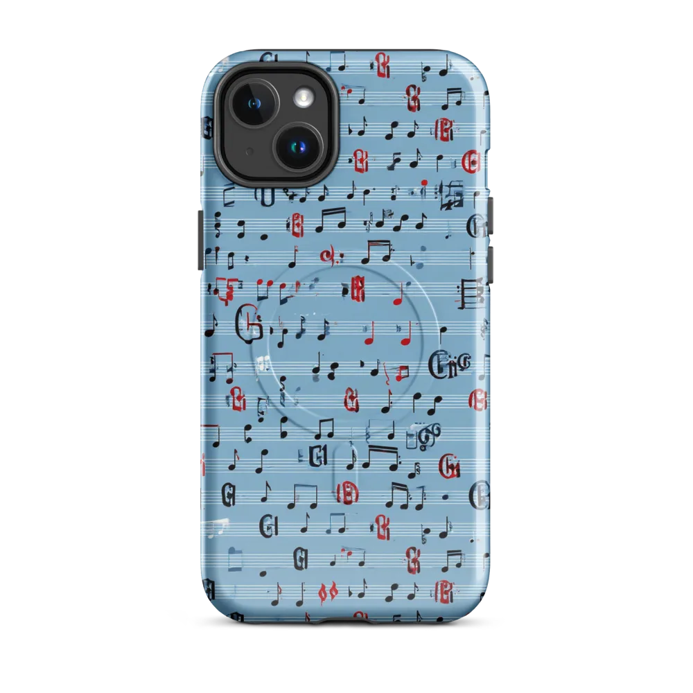 Blue Note Ballet on MagSafe Tough Case for iPhone® — Front