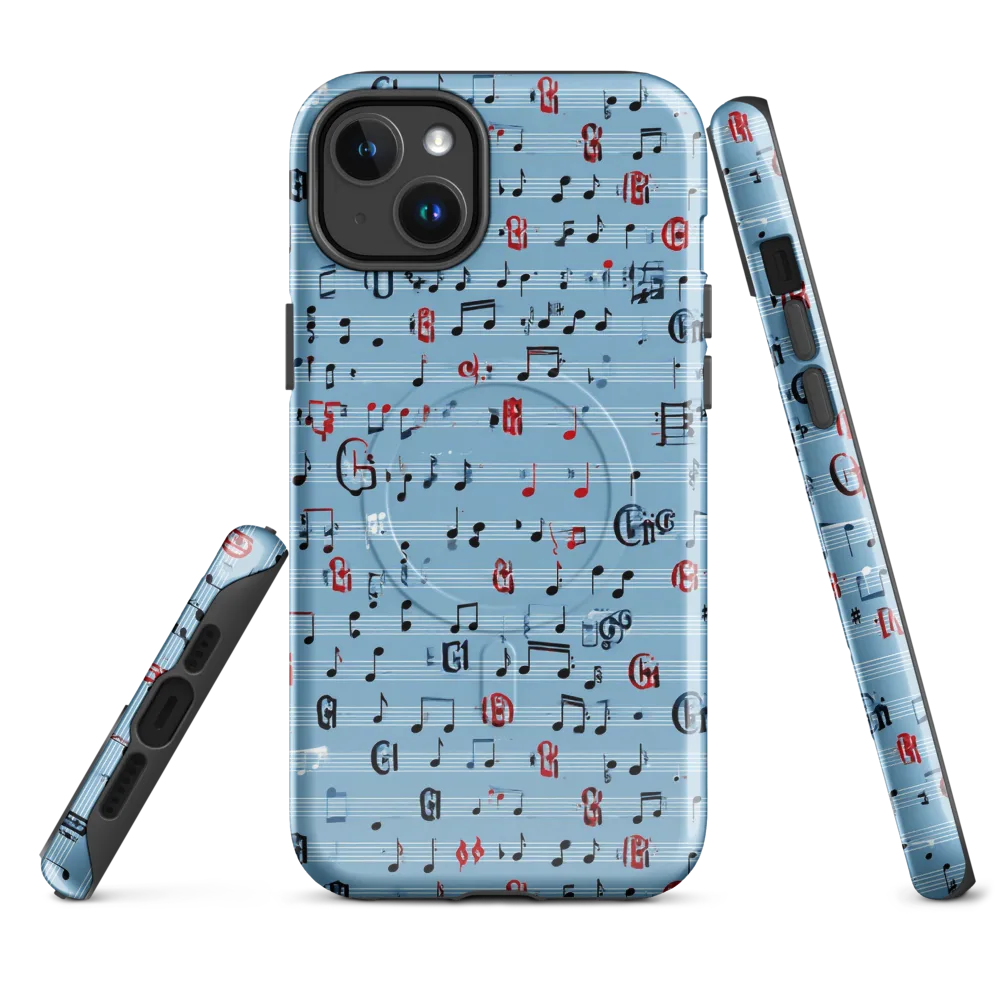 Blue Note Ballet on MagSafe Tough Case for iPhone® — Front