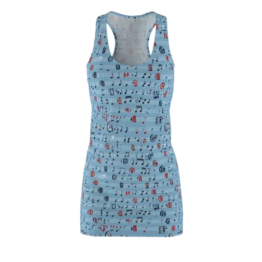 Blue Note Ballet on a Racerback Dress