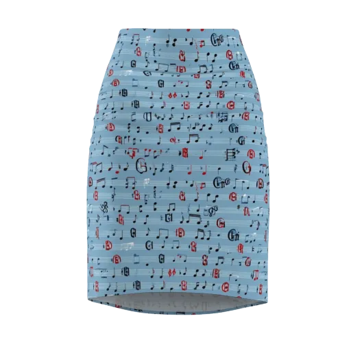 Blue Note Ballet on a Pencil Skirt