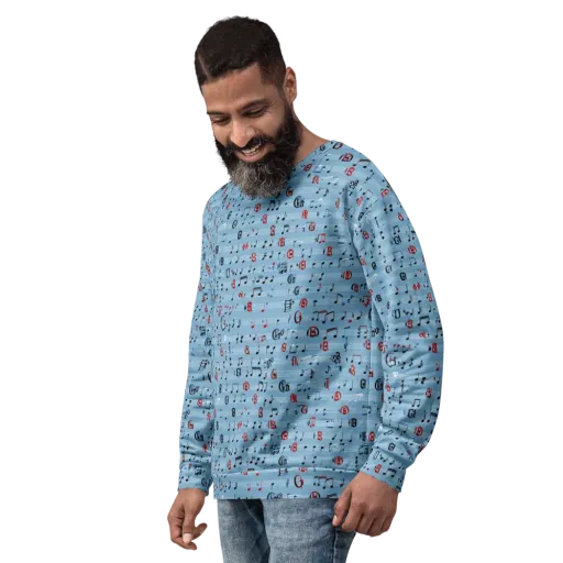 Blue Note Ballet on a Sweatshirt
