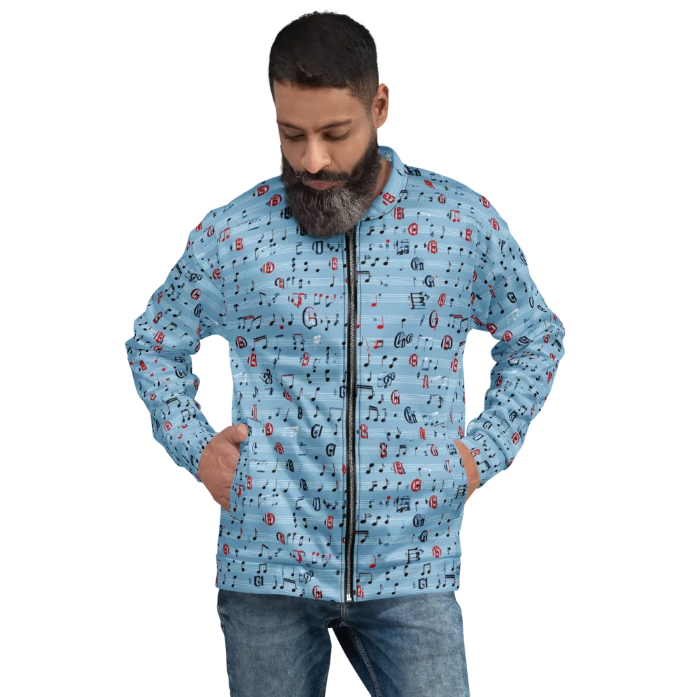 Blue Note Ballet on Bomber Jacket — Front