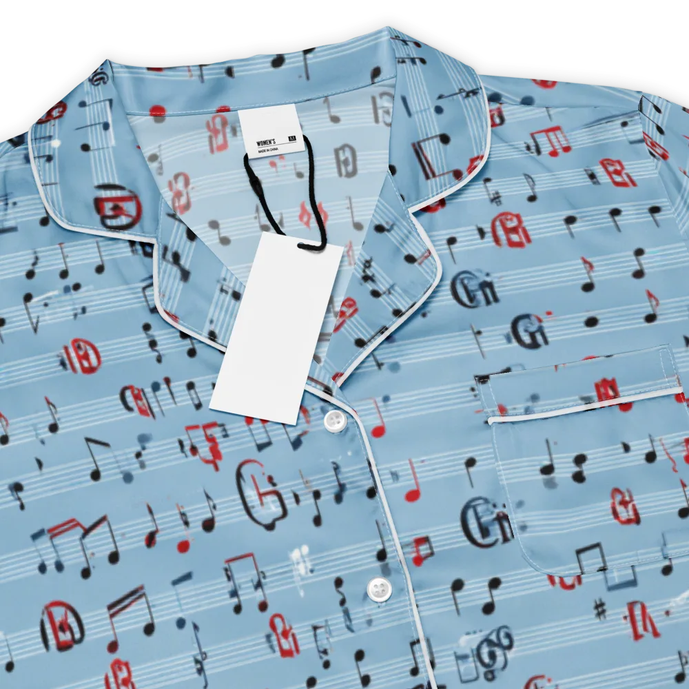 Blue Note Ballet on Women's Short Sleeve Pajama Top — Product details