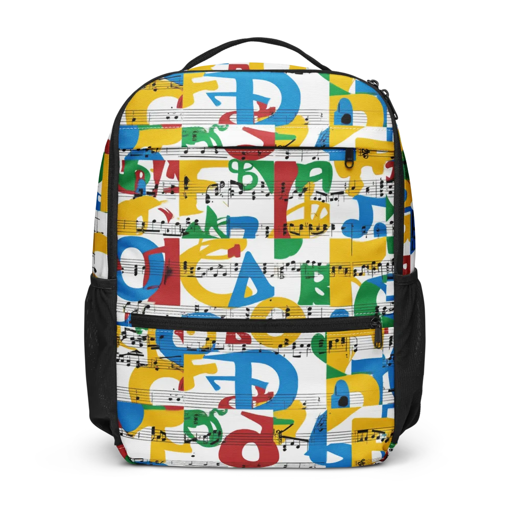 Chromatic Crescendo on Utility Backpack — Front