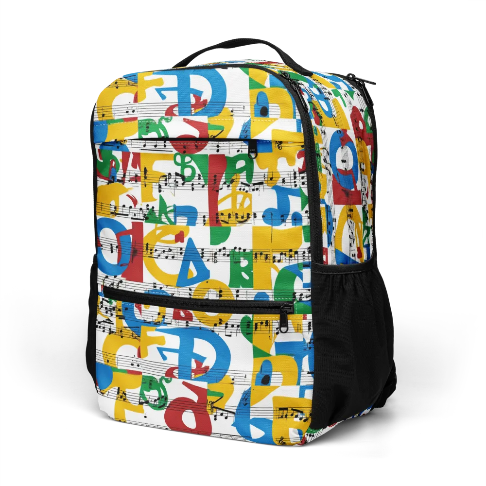 Chromatic Crescendo on Utility Backpack — Left Front