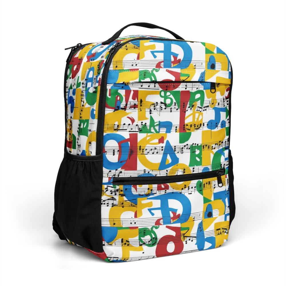 Chromatic Crescendo on Utility Backpack — Right Front