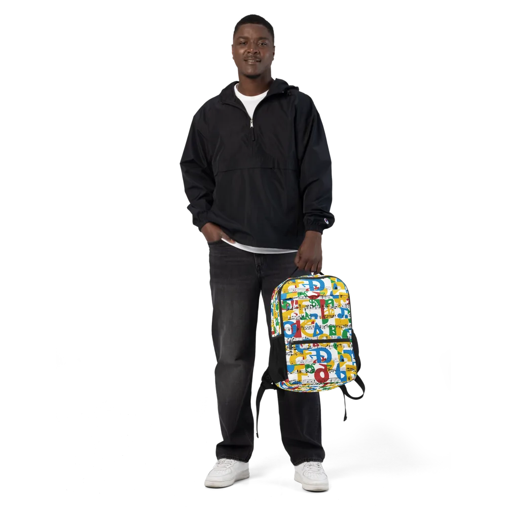 Chromatic Crescendo on Utility Backpack — Front