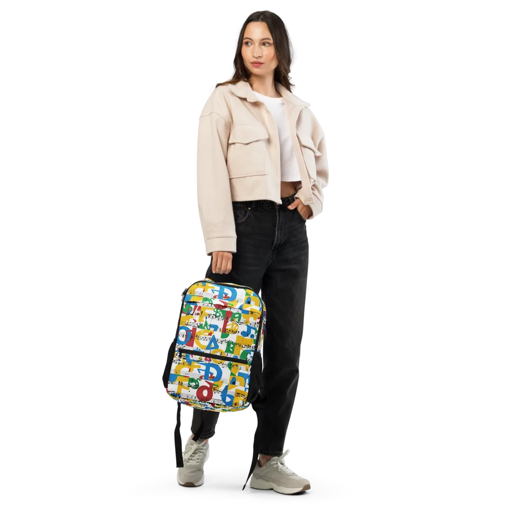 Chromatic Crescendo on Utility Backpack — Front