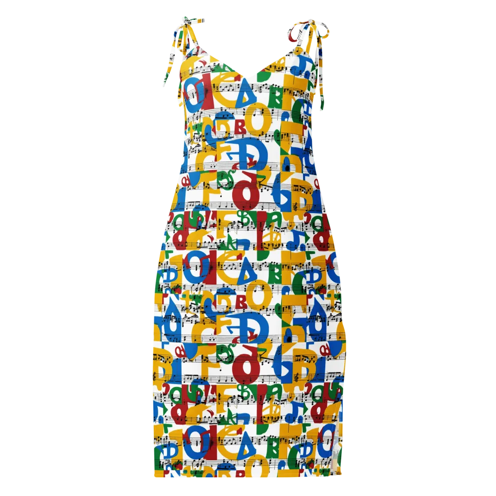 Chromatic Crescendo on Slip Dress — Front