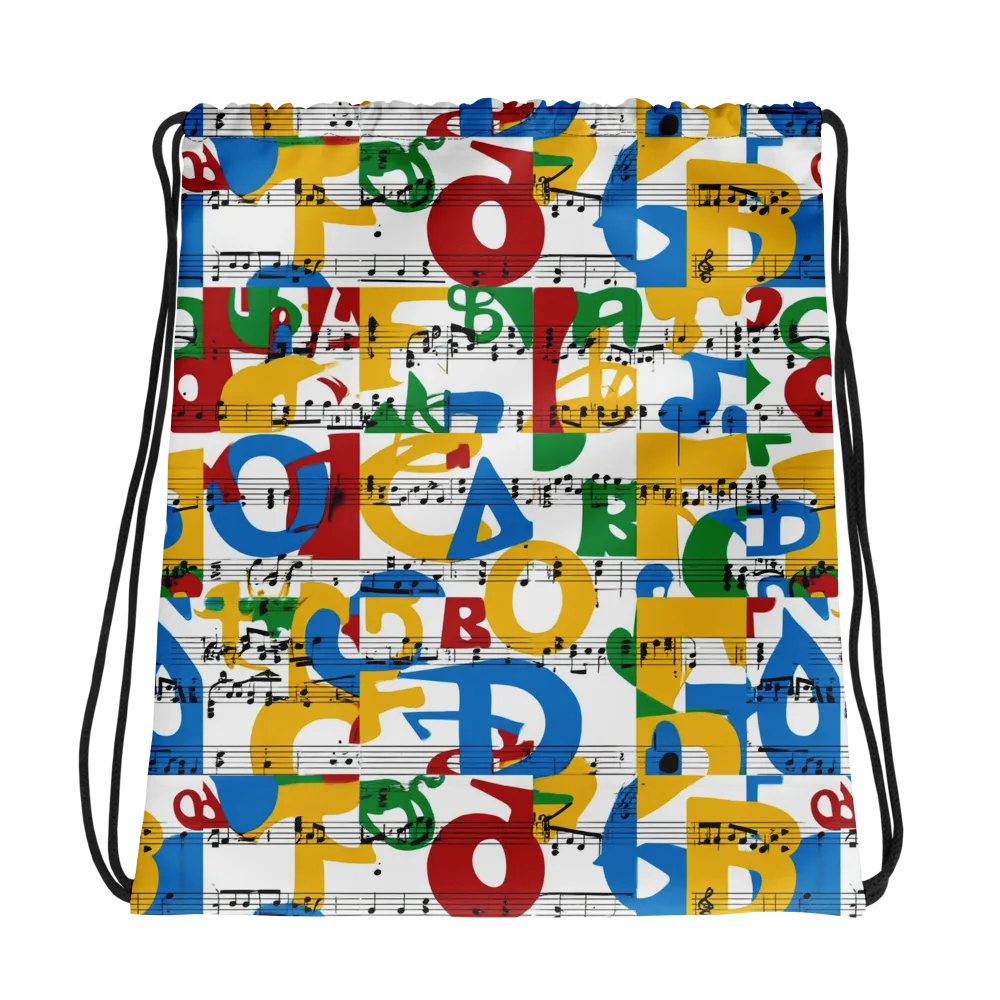 Chromatic Crescendo on Drawstring Bag — Photo