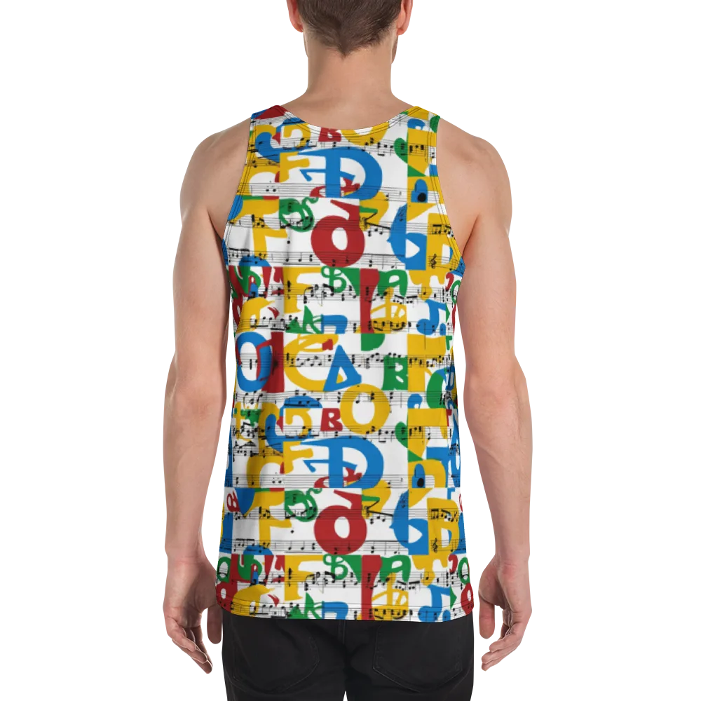 Chromatic Crescendo on Men's Tank Top — Back