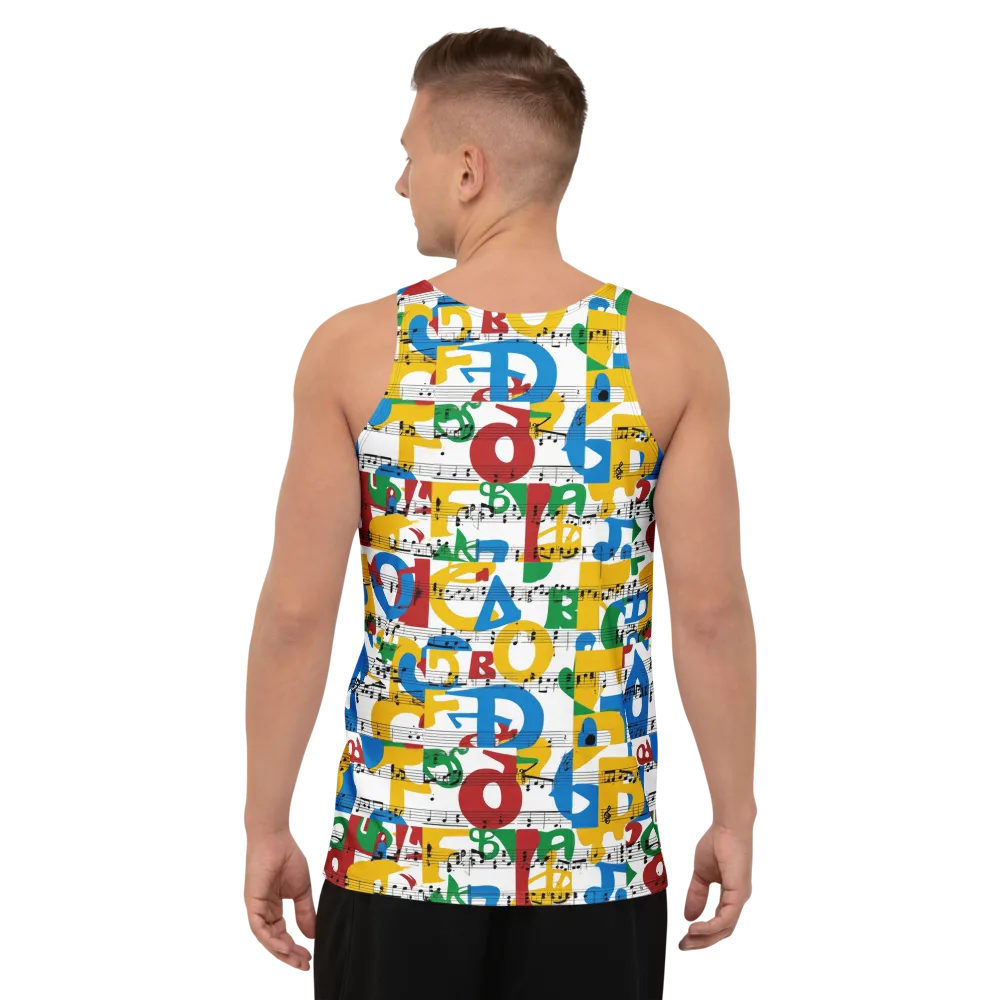 Chromatic Crescendo on Men's Tank Top — Back