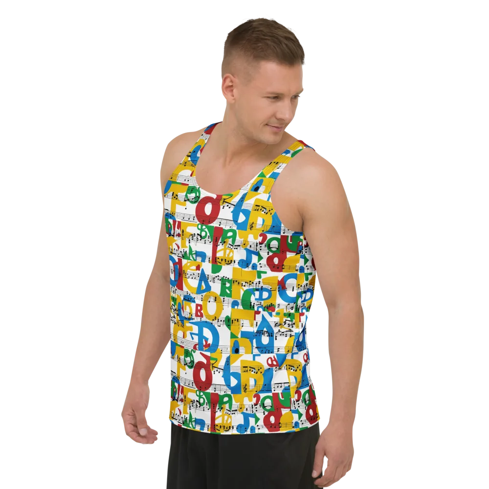 Chromatic Crescendo on Men's Tank Top — Left Front