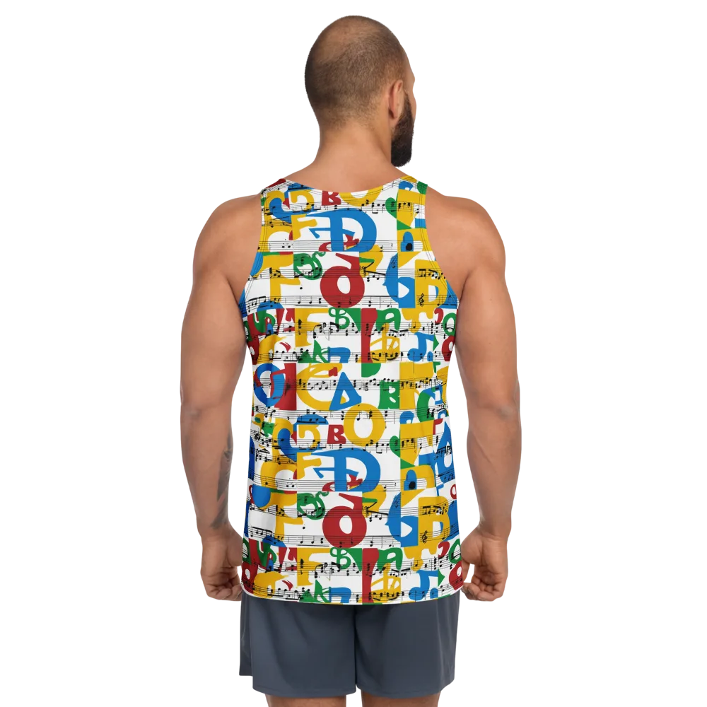 Chromatic Crescendo on Men's Tank Top — Back
