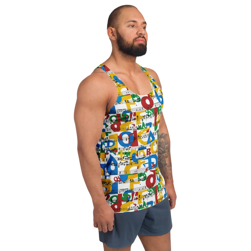 Chromatic Crescendo on Men's Tank Top — Right Front
