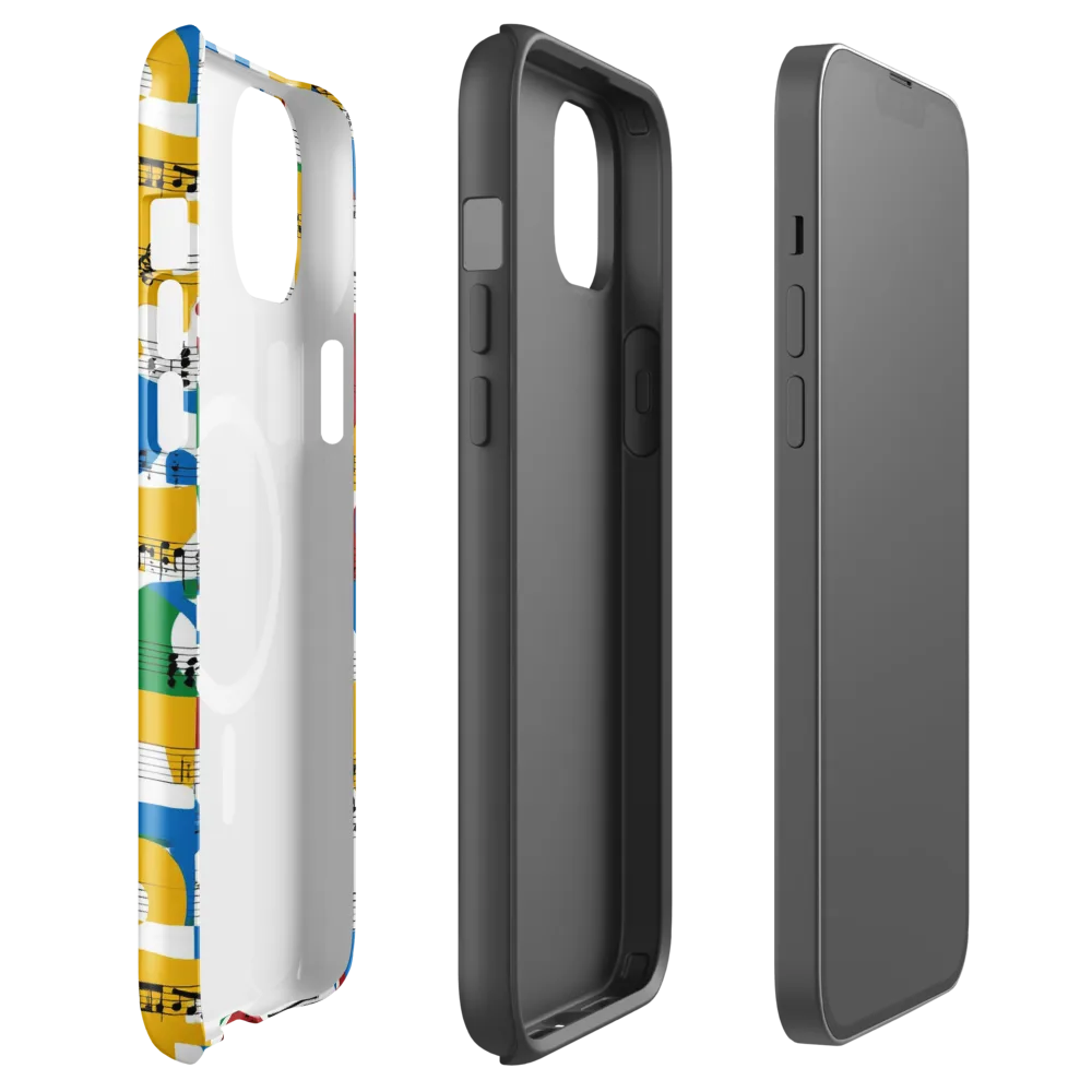 Chromatic Crescendo on MagSafe Tough Case for iPhone® — Front