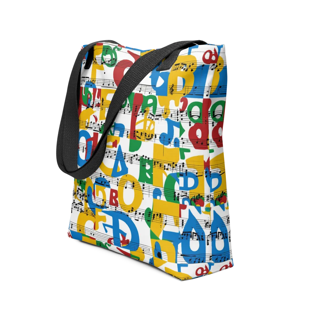 Chromatic Crescendo on Tote Bag — Front