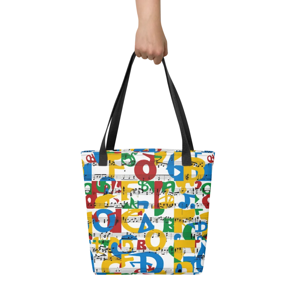 Chromatic Crescendo on Tote Bag — Front