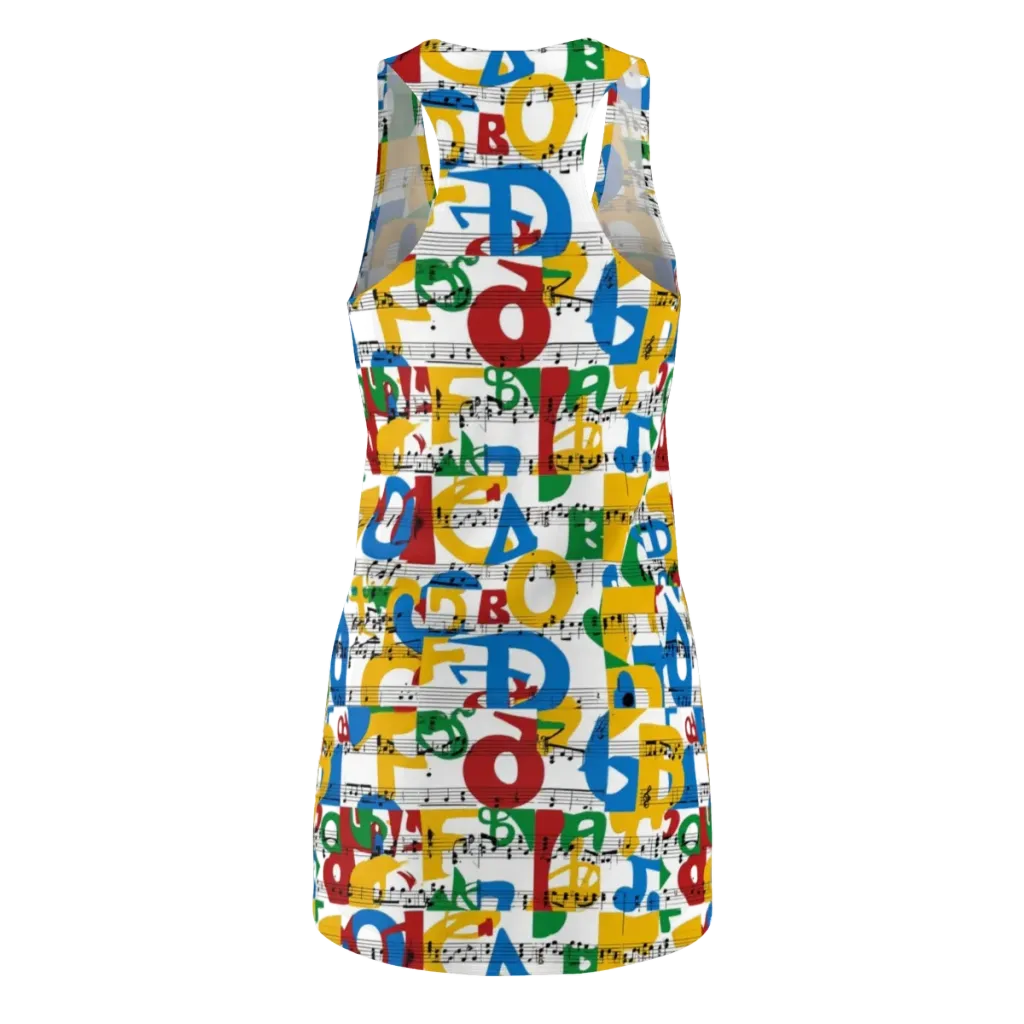 Chromatic Crescendo on Racerback Dress — Back