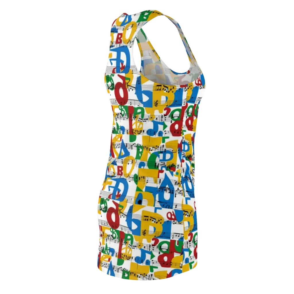 Chromatic Crescendo on Racerback Dress — Back Side