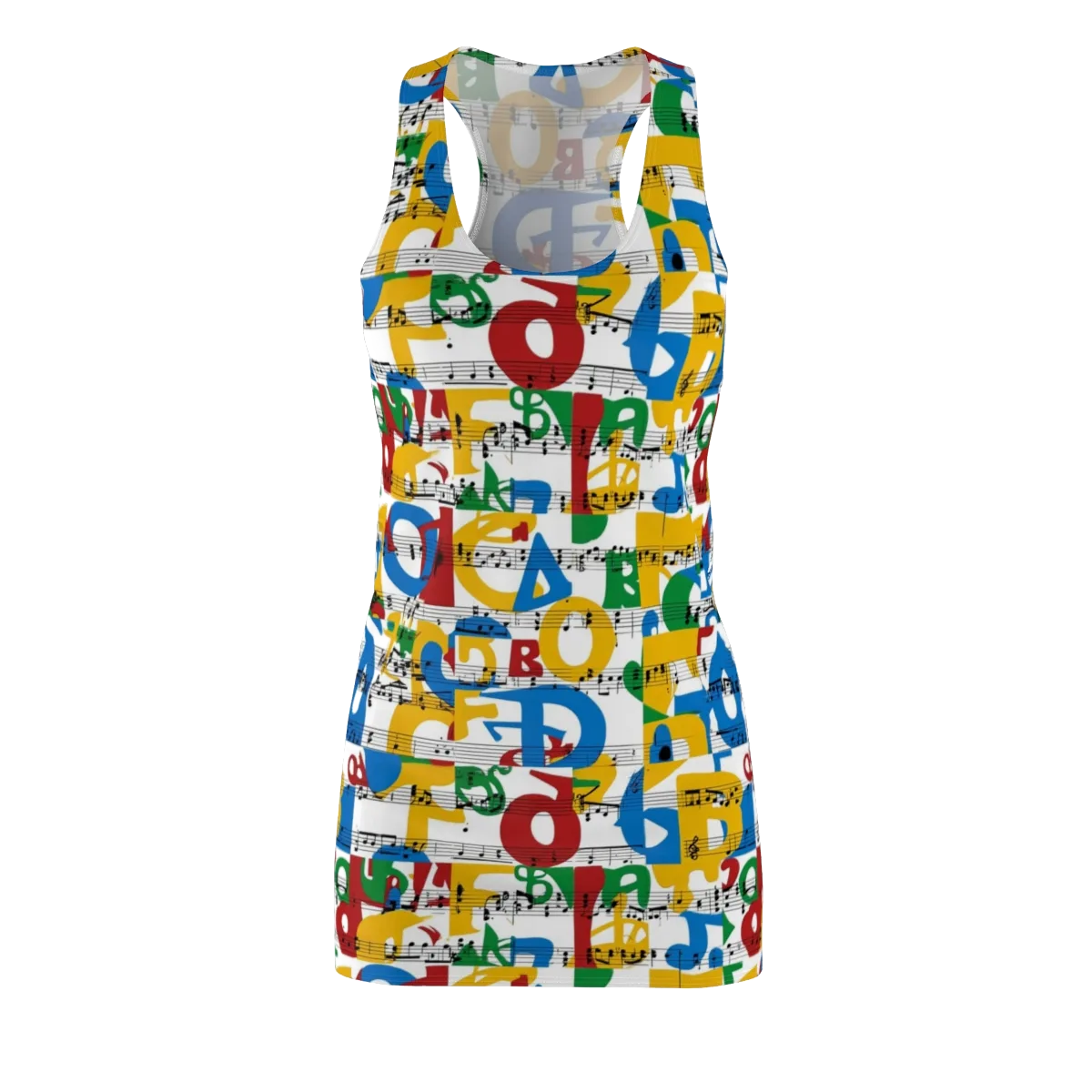 Chromatic Crescendo on Racerback Dress — Front