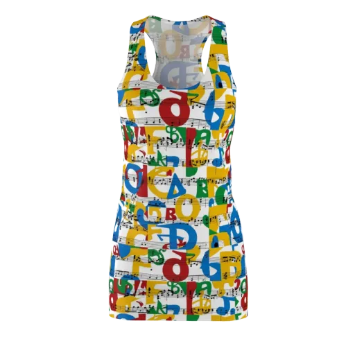Chromatic Crescendo on a Racerback Dress