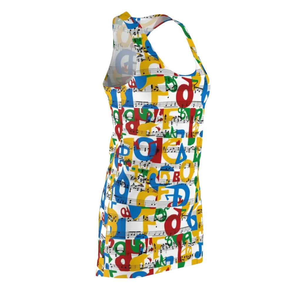 Chromatic Crescendo on Racerback Dress — Front Side