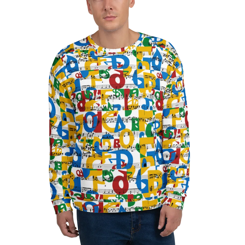Chromatic Crescendo on Sweatshirt — Front