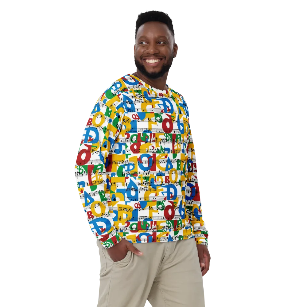 Chromatic Crescendo on Sweatshirt — Front