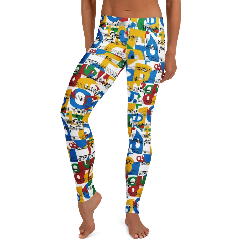 Chromatic Crescendo on Leggings — Front
