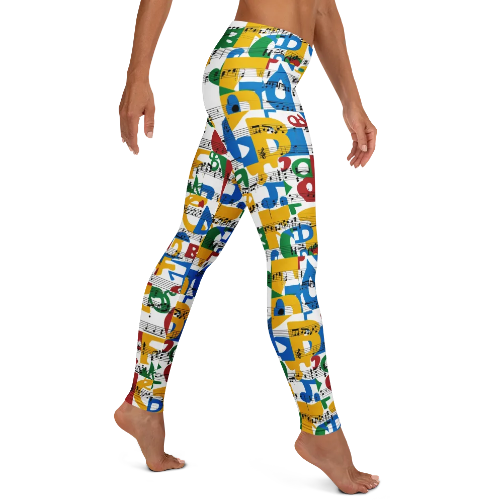Chromatic Crescendo on Leggings — Right