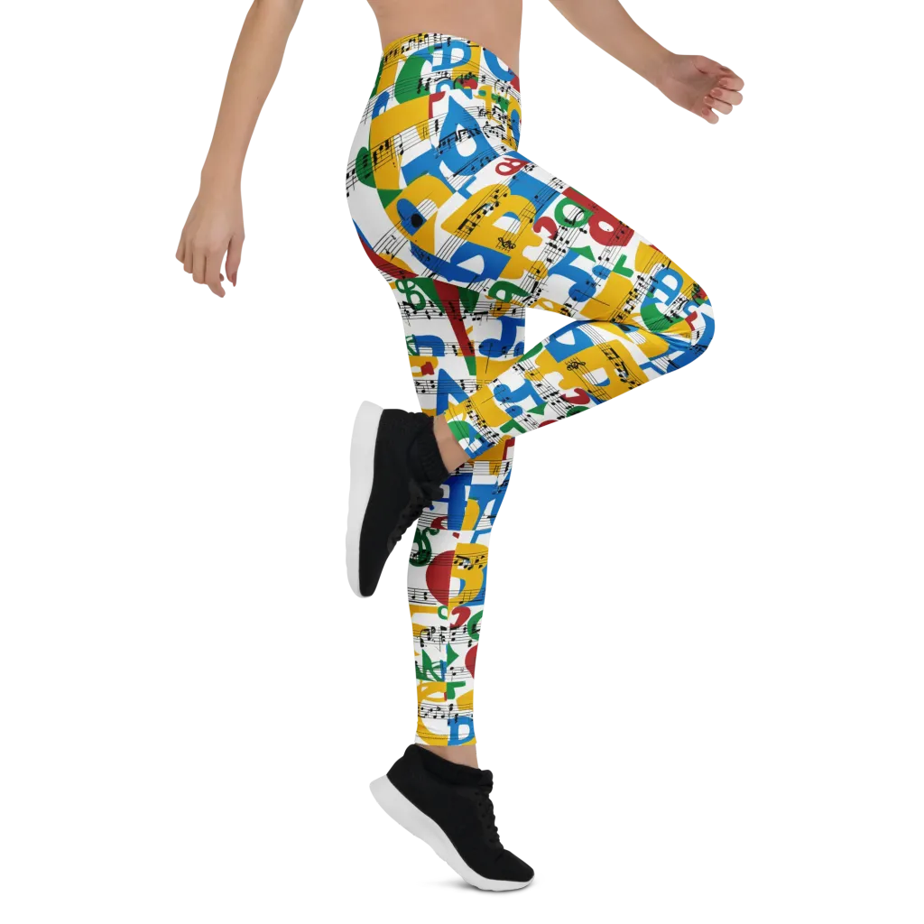 Chromatic Crescendo on Leggings — Right