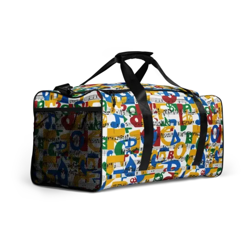 Chromatic Crescendo on a Duffle Bag